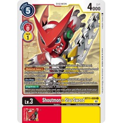 BT11-009 C Shoutmon + Star Sword DigimonBT11-009 DigimonDIMENSIONAL PHASE
