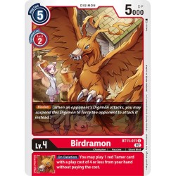 BT11-011 U Birdramon DigimonBT11-011 DigimonDIMENSIONAL PHASE