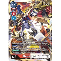 BT11-019 SR Shoutmon X7 DigimonBT11-019 DigimonDIMENSIONAL PHASE