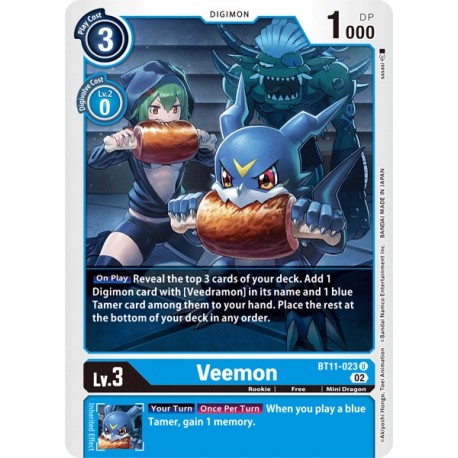 BT11-023 U Veemon DigimonBT11-023 DigimonDIMENSIONAL PHASE