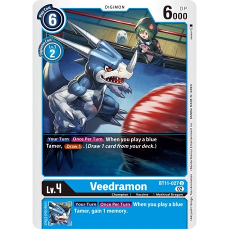 BT11-027 U Veedramon DigimonBT11-027 DigimonDIMENSIONAL PHASE