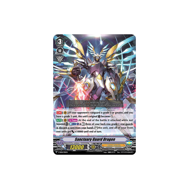 Vanguard_TCG_card_V-SS06_001EN_VR_Sanctuary_Guard_Dragon_Majesty_Lord_Blaster