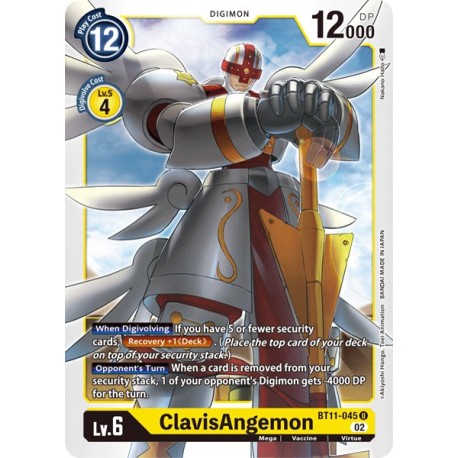 BT11-045 U ClavisAngemon Digimon BT11-045 DigimonDIMENSIONAL PHASE