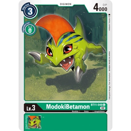 BT11-048 C ModokiBetamon DigimonBT11-048 DigimonDIMENSIONAL PHASE