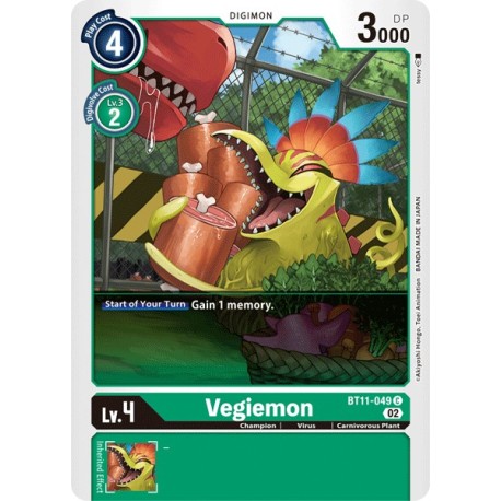 BT11-049 C Vegiemon DigimonBT11-049 DigimonDIMENSIONAL PHASE