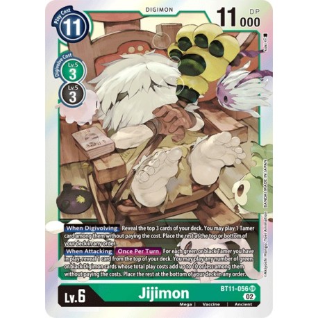 BT11-056 SR Jijimon Digimon BT11-056 DigimonDIMENSIONAL PHASE