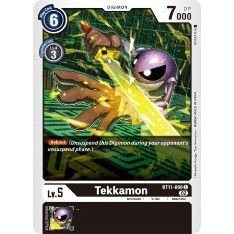 BT11-066 C Tekkamon Digimon BT11-066 DigimonDIMENSIONAL PHASE