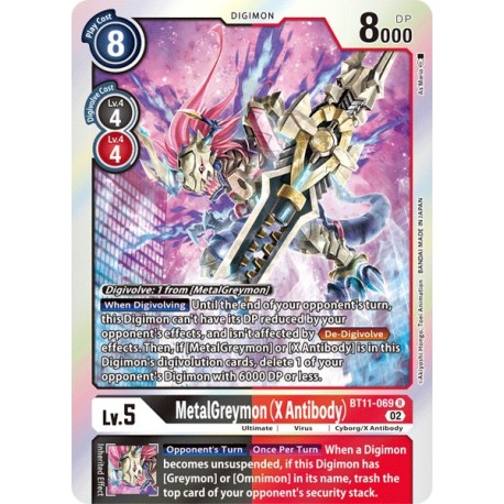 BT11-069 R MetalGreymon (X Antibody) DigimonBT11-069 DigimonDIMENSIONAL PHASE