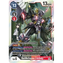 BT11-074 SR BlackWarGreymon (X Antibody) DigimonBT11-074 DigimonDIMENSIONAL PHASE