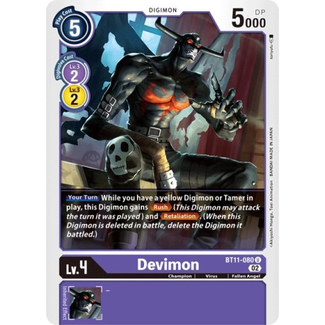 BT11-080 U Devimon DigimonBT11-080 DigimonDIMENSIONAL PHASE