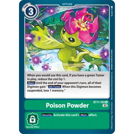 BT11-103 U Poison Powder OptionBT11-103 DigimonDIMENSIONAL PHASE