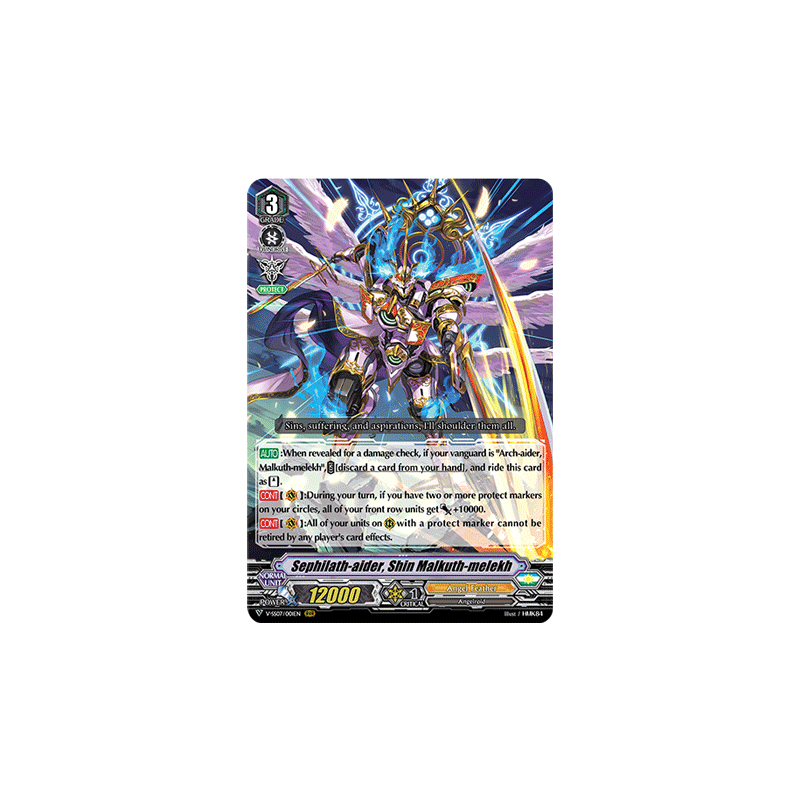 Vanguard_TCG_card_V-SS07_001EN_RRR_Sephilath-aider_Shin_Malkuth-melekh_CLAN_SELECTION_PLUS_Vol.1