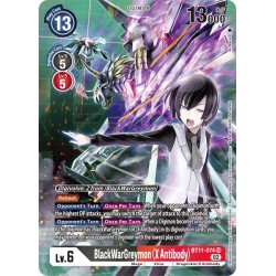 BT11-074 SR BlackWarGreymon (X Antibody) Digimon Parallel RareBT11-074 DigimonDIMENSIONAL PHASE