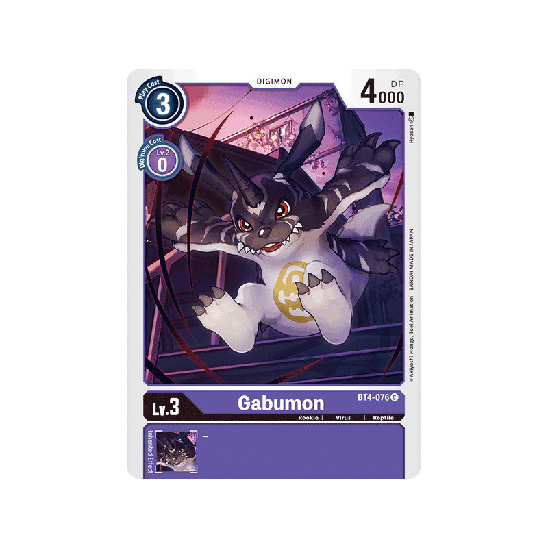 Digimon_TCG_BT4-076_Gabumon_Common_Great_Legend_Card_Game