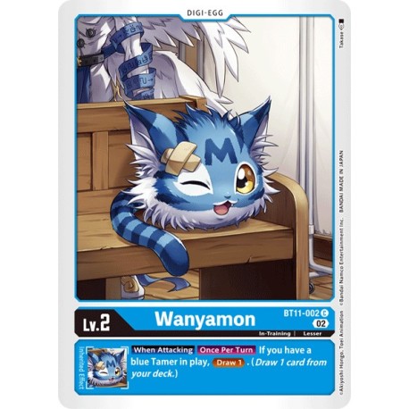 BT11-002 Foil/C Wanyamon Digi-Egg BT11-002 Digimon