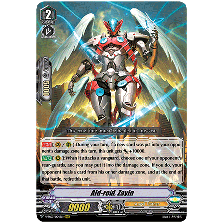 Vanguard_TCG_card_V-SS07_004EN_RRR_Aid-roid_Zayin_CLAN_SELECTION_PLUS_Vol.1