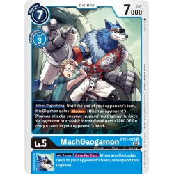 BT11-028 Foil/U MachGaogamon Digimon BT11-028 Digimon