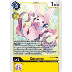 BT11-034 Foil/C Cutemon Digimon BT11-034 Digimon