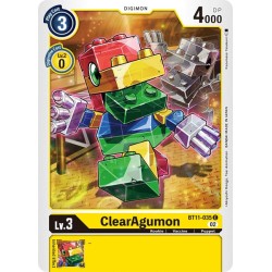 BT11-035 Foil/C ClearAgumon Digimon BT11-035 Digimon