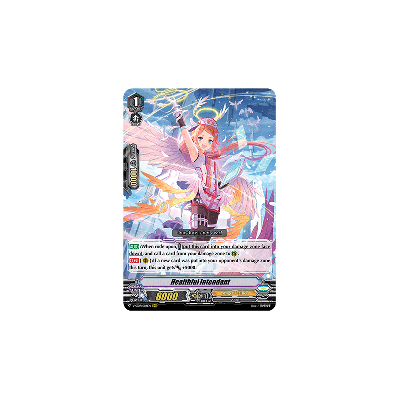 Vanguard_TCG_card_V-SS07_006EN_RRR_Healthful_Intendant_CLAN_SELECTION_PLUS_Vol.1