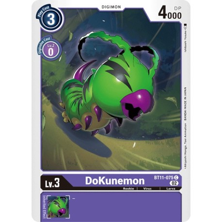 BT11-075 Foil/C DoKunemon Digimon BT11-075 Digimon