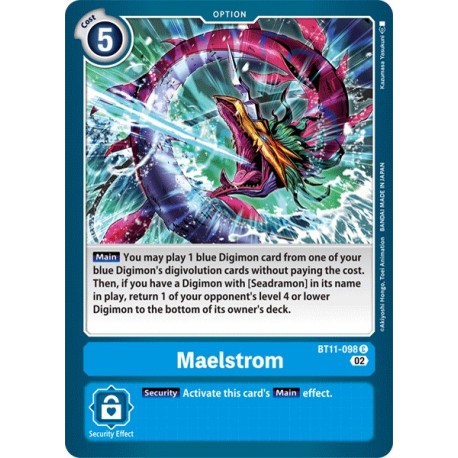 BT11-098 Foil/C Maelstrom Option BT11-098 Digimon