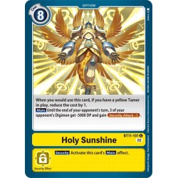BT11-101 Foil/C Holy Sunshine Option BT11-101 Digimon