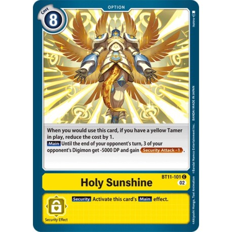 BT11-101 Foil/C Holy Sunshine Option BT11-101 Digimon