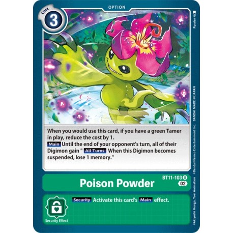 BT11-103 Foil/U Poison Powder Option BT11-103 Digimon