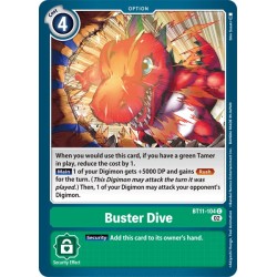 BT11-104 Foil/C Buster Dive Option BT11-104 Digimon