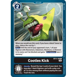 BT11-106 Foil/C Cooties Kick Option BT11-106 Digimon