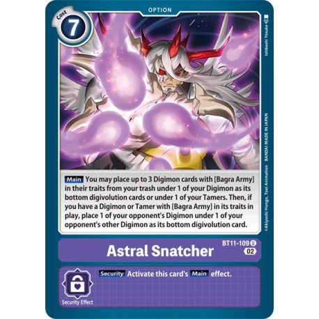 BT11-109 Foil/U Astral Snatcher Option BT11-109 Digimon
