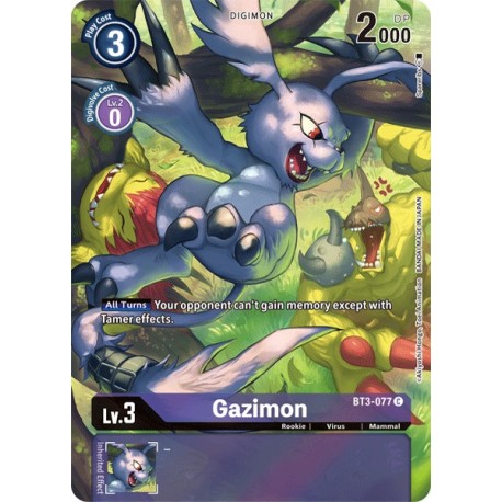 BT11 BT03-077 AA/C Gazimon  Parallel RareBT11 BT03-077 Digimon
