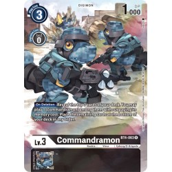 BT11 BT04-063 AA/R Commandramon  Parallel RareBT11 BT04-063 Digimon