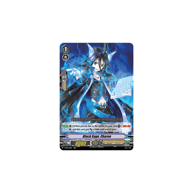 Vanguard_TCG_card_V-SS07_011EN_RRR_Black_Sage_Charon_CLAN_SELECTION_PLUS_Vol.1