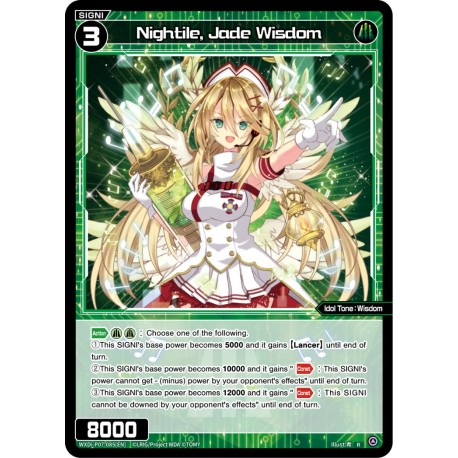 WXDi-P07-085[EN] R Nightile, Jade WisdomWXDi-P07-085[EN] Wixoss