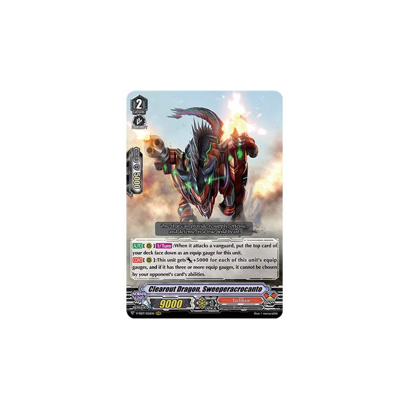Vanguard_TCG_card_V-SS07_026EN_RRR_Clearout_Dragon_Sweeperacrocanto_CLAN_SELECTION_PLUS_Vol.1