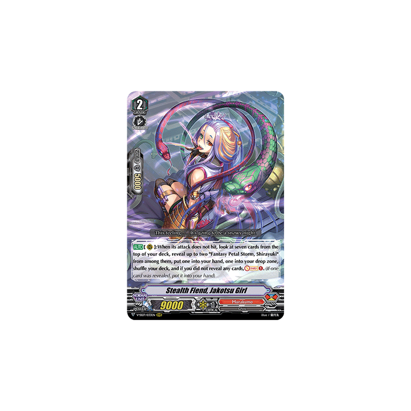 Vanguard_TCG_card_V-SS07_033EN_RRR_Stealth_Fiend_Jakotsu_Girl_CLAN_SELECTION_PLUS_Vol.1