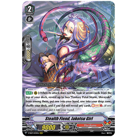 Vanguard_TCG_card_V-SS07_033EN_RRR_Stealth_Fiend_Jakotsu_Girl_CLAN_SELECTION_PLUS_Vol.1