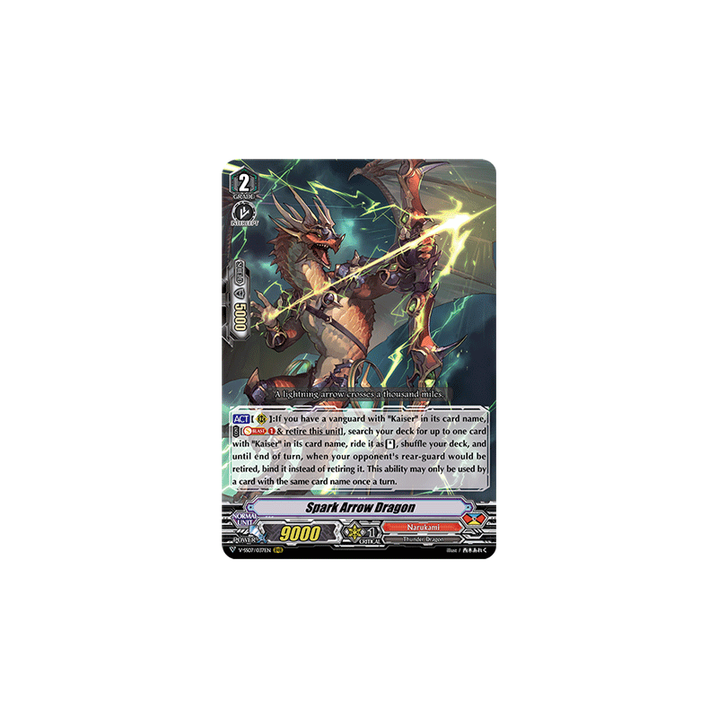 Vanguard_TCG_card_V-SS07_037EN_RRR_Spark_Arrow_Dragon_CLAN_SELECTION_PLUS_Vol.1