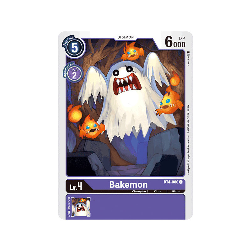 Digimon_TCG_BT4-080_Bakemon_Uncommon_Great_Legend_Card_Game