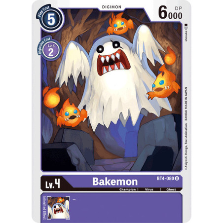 Digimon_TCG_BT4-080_Bakemon_Uncommon_Great_Legend_Card_Game