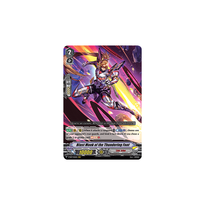 Vanguard_TCG_card_V-SS07_046EN_RRR_Blast_Monk_of_the_Thundering_Foot_CLAN_SELECTION_PLUS_Vol.1