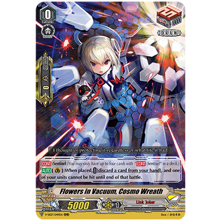 Vanguard_TCG_card_V-SS07_049EN_RRR_Flowers_in_Vacuum_Cosmo_Wreath_CLAN_SELECTION_PLUS_Vol.1