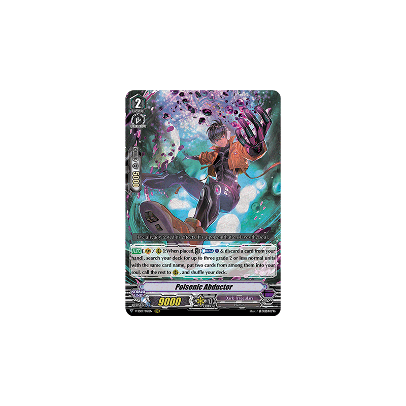 Vanguard_TCG_card_V-SS07_051EN_RRR_Poisonic_Abductor_CLAN_SELECTION_PLUS_Vol.1