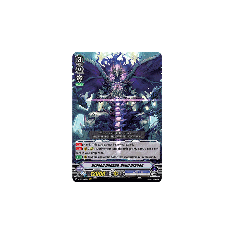 Vanguard_TCG_card_V-SS07_067EN_RRR_Dragon_Undead_Skull_Dragon_CLAN_SELECTION_PLUS_Vol.1