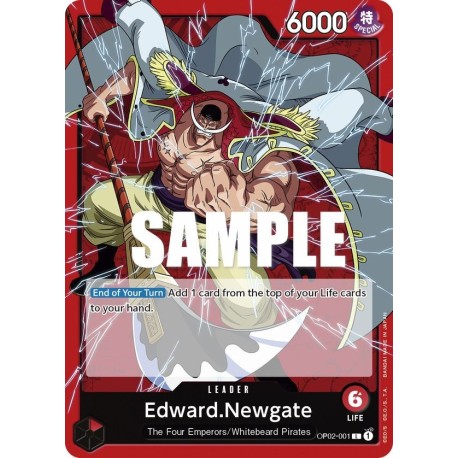 OP OP02-001 L Edward.Newgate OP02-001 One Piece