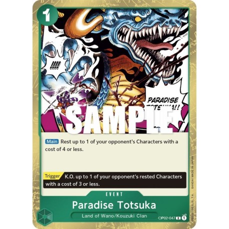OP OP02-047 R Paradise Totsuka OP02-047 One Piece