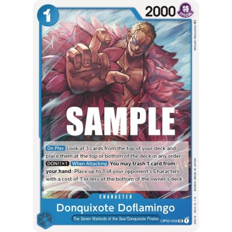 OP OP02-056 UC Donquixote Doflamingo OP02-056 One Piece