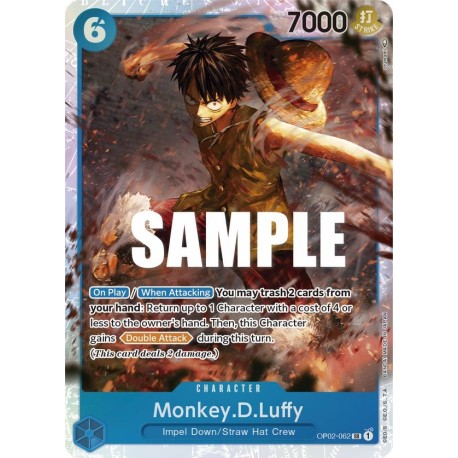 OP OP02-062 SR Monkey.D.Luffy OP02-062 One Piece